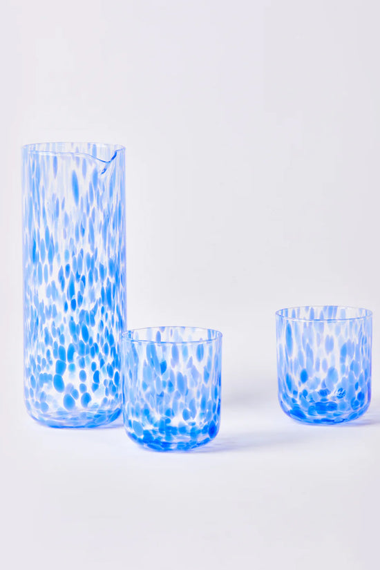 BONNIE AND NEIL DOTS BLUE TUMBLERS (SET OF 2)