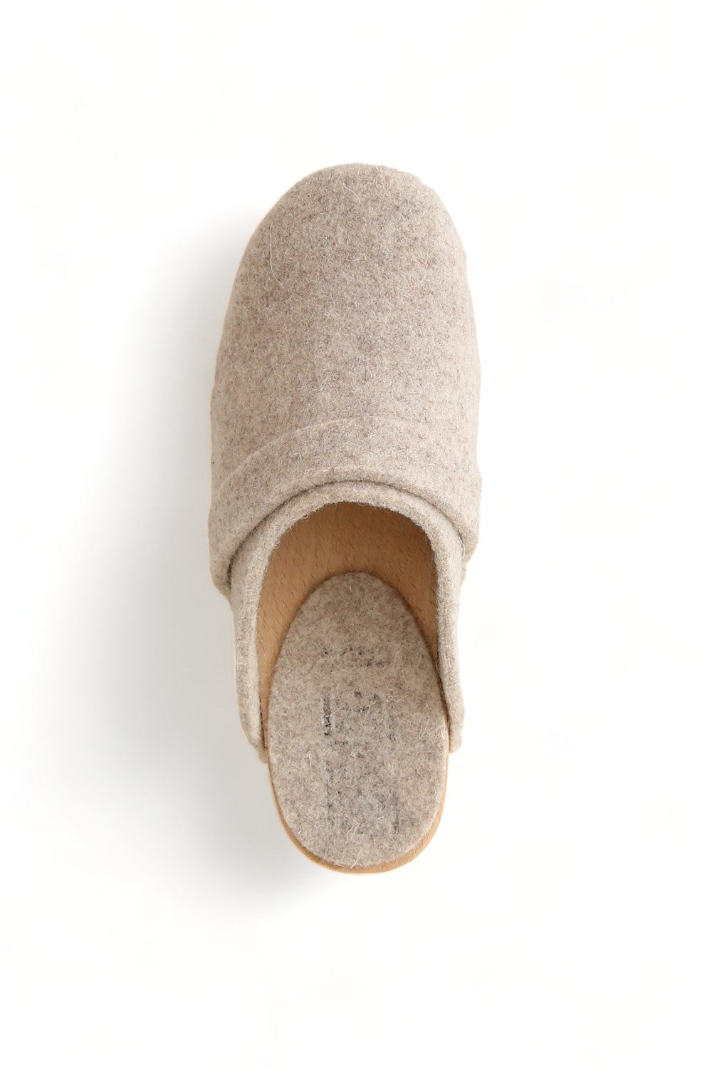 BOSABO &quot;COMPLICE&quot; CLOG BEIGE/GREY FELT