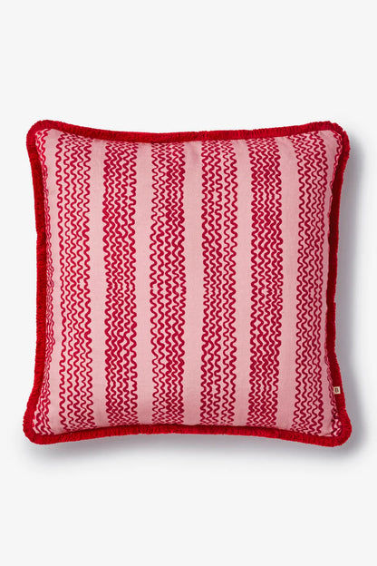 Bonnie and Neil Mini Wave Pink 60cm Cushion