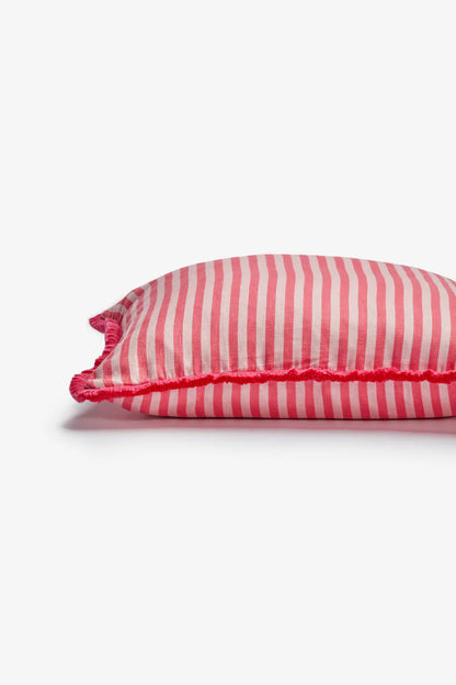 Bonnie and Neil Pinstripe Rose 50cm Cushion