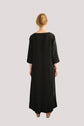 ELEMENTE CLEMENTE BLACK OYO LINEN DRESS