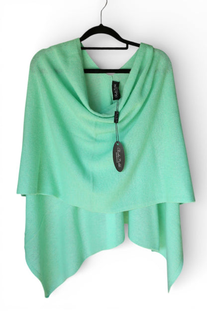 Claudia Nichole Cashmere Poncho Kelly