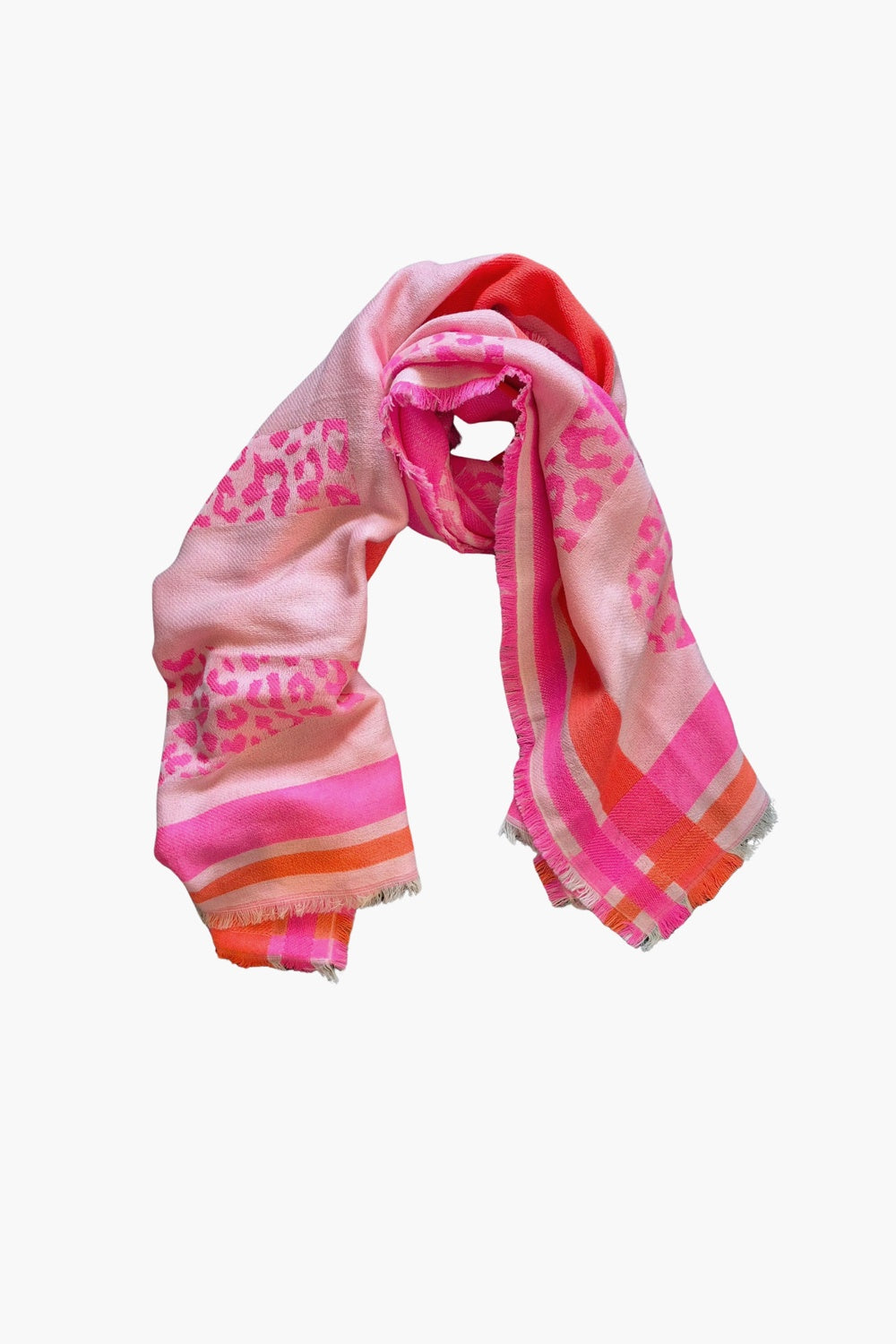 CIO BELLA BRIGHT SCARF PINK
