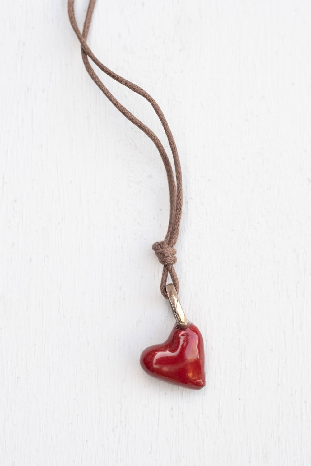 PESCI CHE VOLANO CUORE ROSSO PENDANT