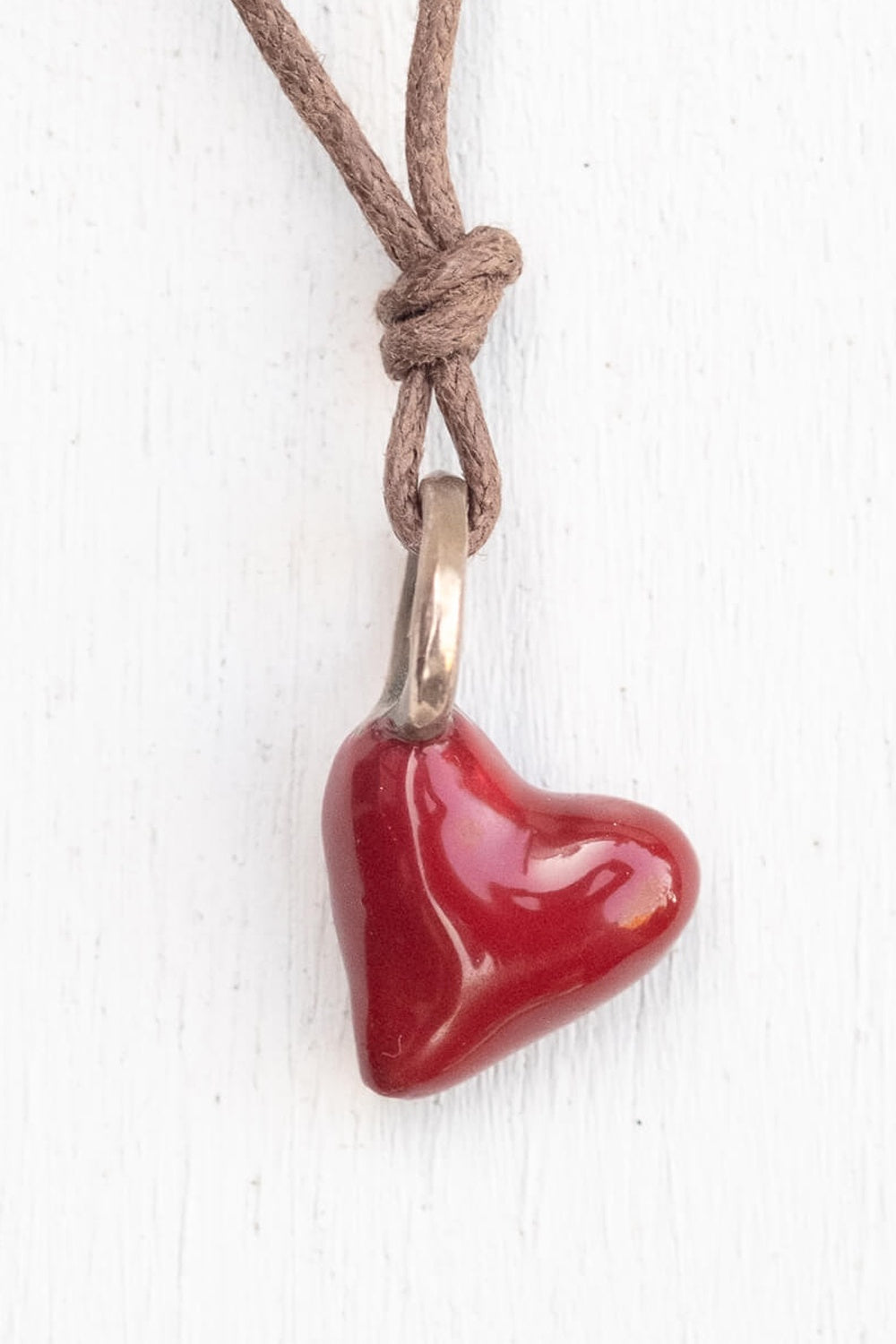 PESCI CHE VOLANO CUORE ROSSO PENDANT
