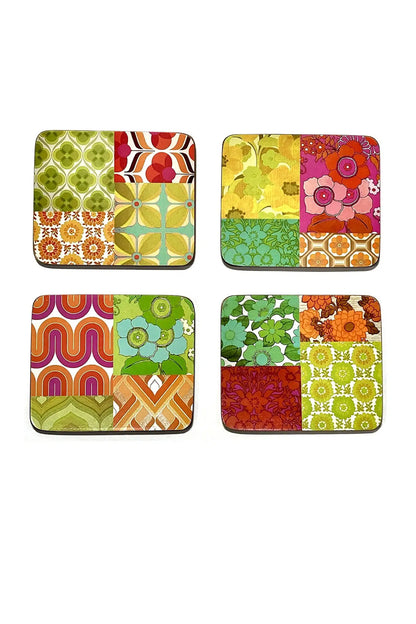 Anna Chandler Coaster Set of 4 Seventies