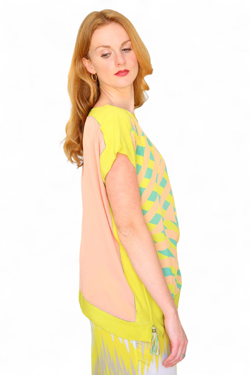 Duet Silk Farrah Moon Top Citron