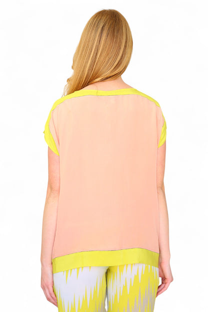 Duet Silk Farrah Moon Top Citron