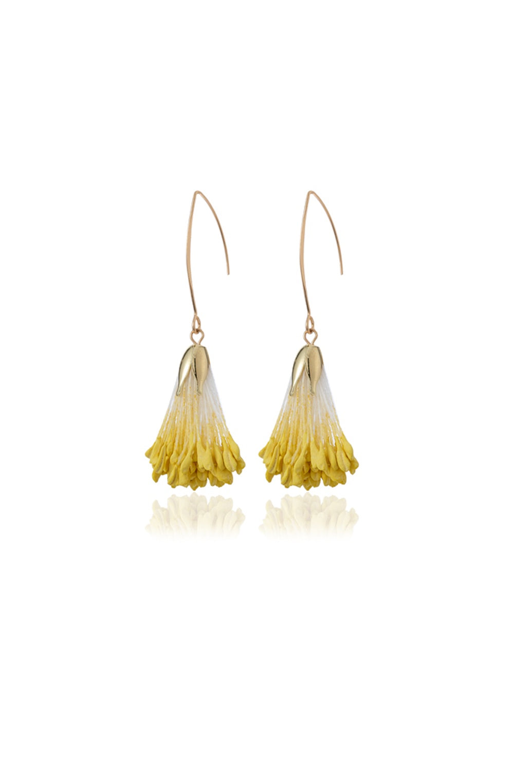 FLORA EARRING TRUMPET EARRING YELLOW