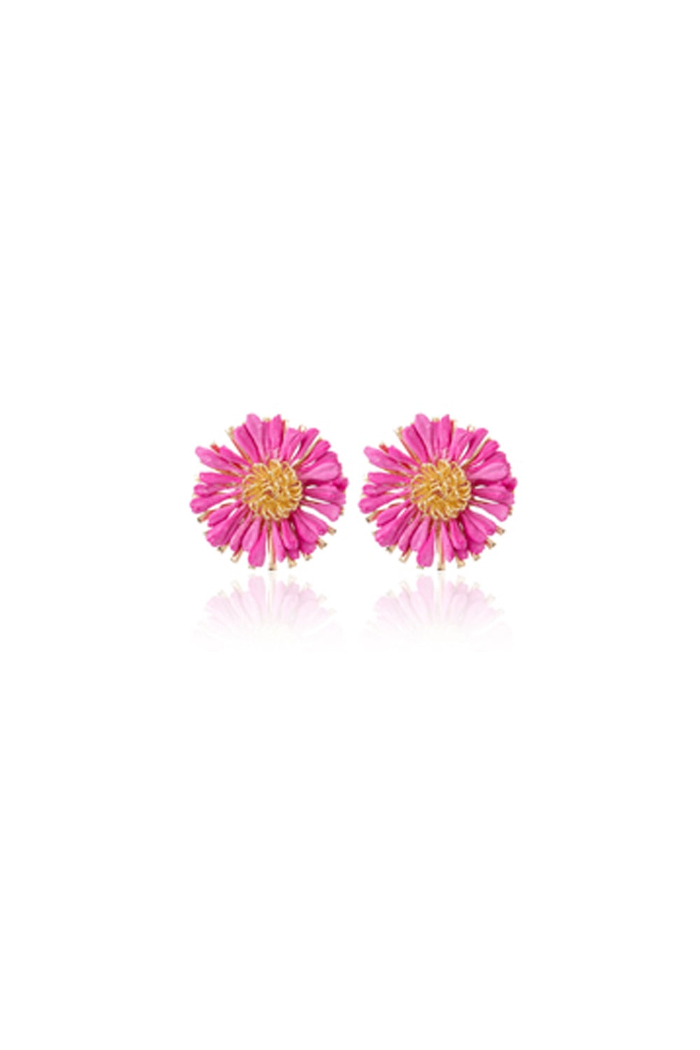 FLORA EARRING SMALL FLOWER PINK