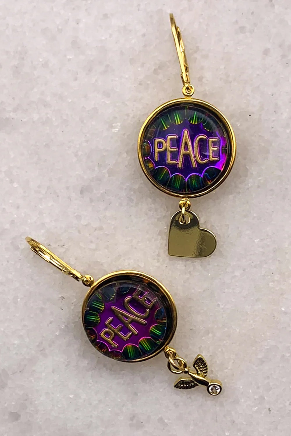 Ghost &amp; Lola Peace and Love Earrings