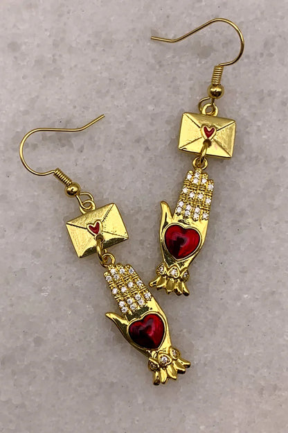 Ghost &amp; Lola Love Letter Earrings