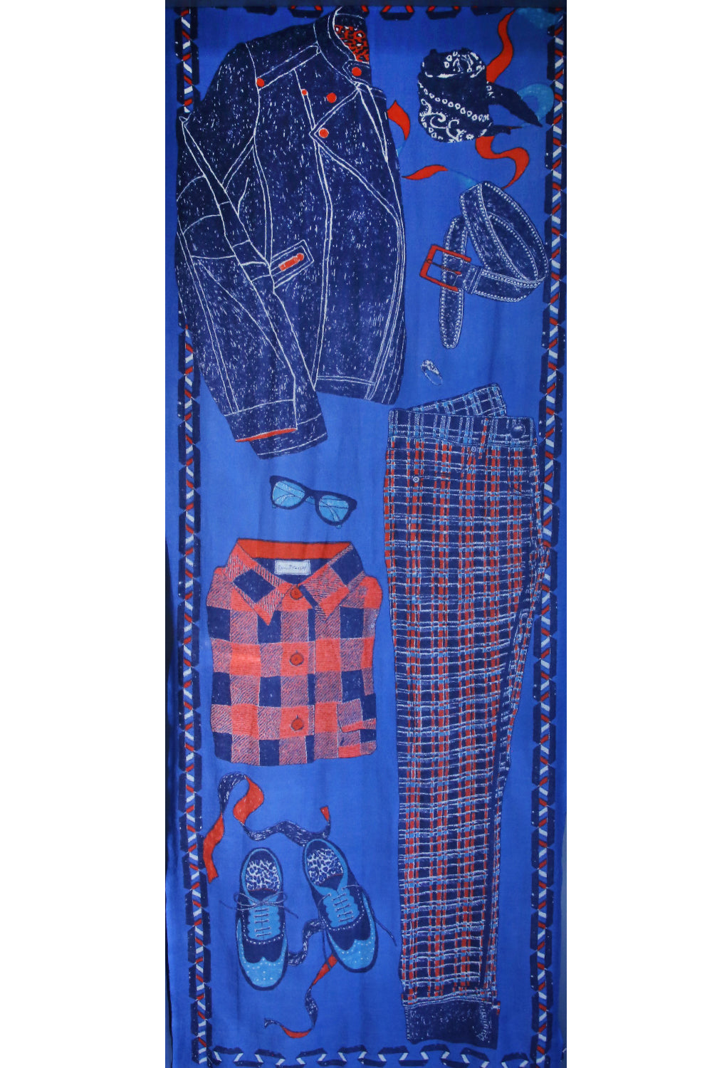 Inoui Editions Etole Perfecto Scarf Duck Blue