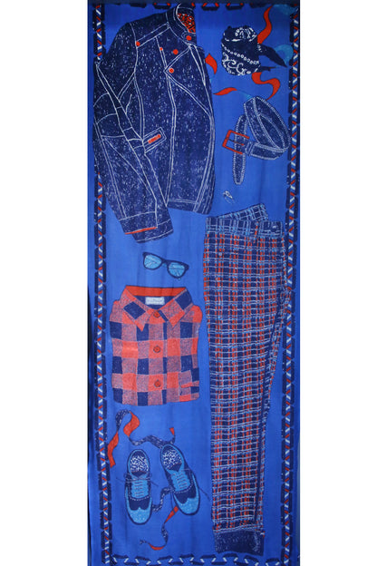 Inoui Editions Etole Perfecto Scarf Duck Blue