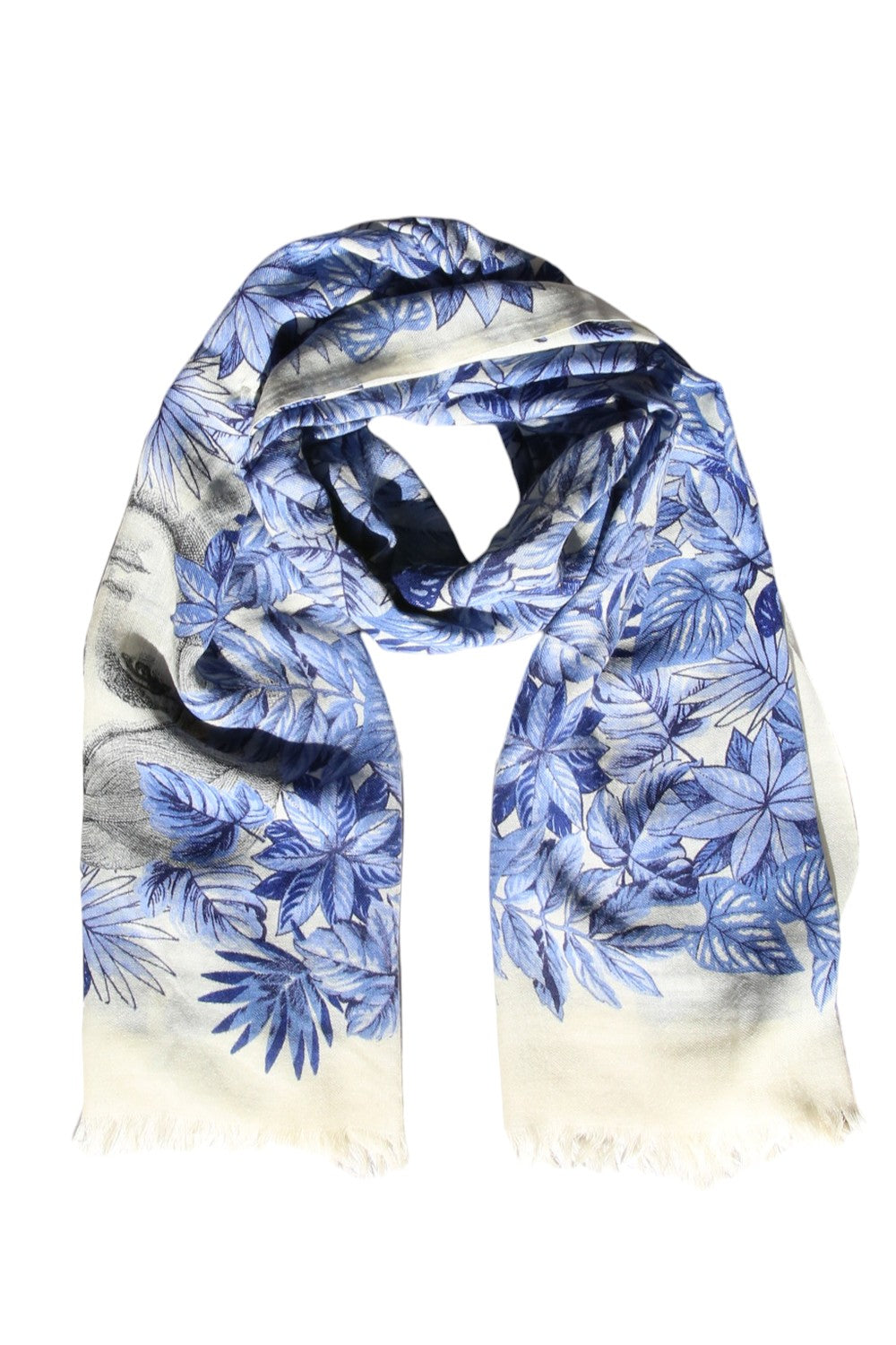 Inouitoosh Dryade White Blue Scarf