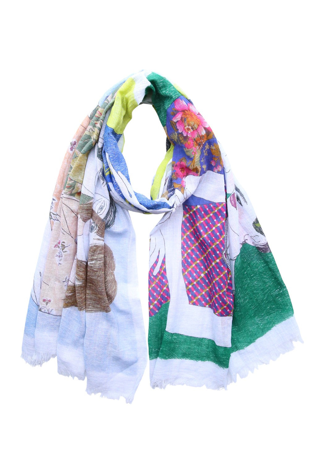 Inoui Editions Icone Green Scarf