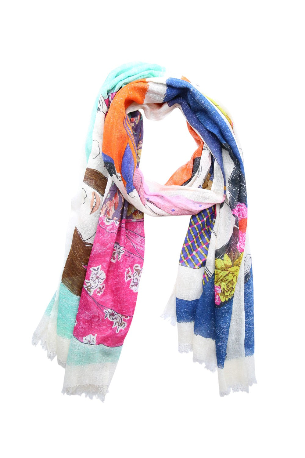 Inoui Editions Icone Blue Scarf