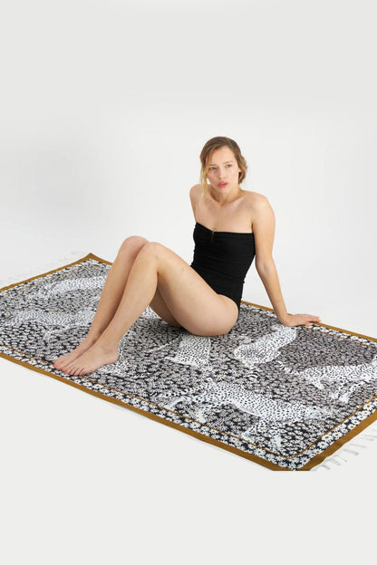 INOUI EDITIONS PAMPA THIN TOWEL WHITE