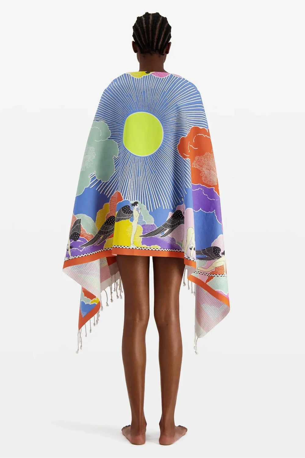 INOUI EDITIONS YOGA THIN TOWEL MULTICO