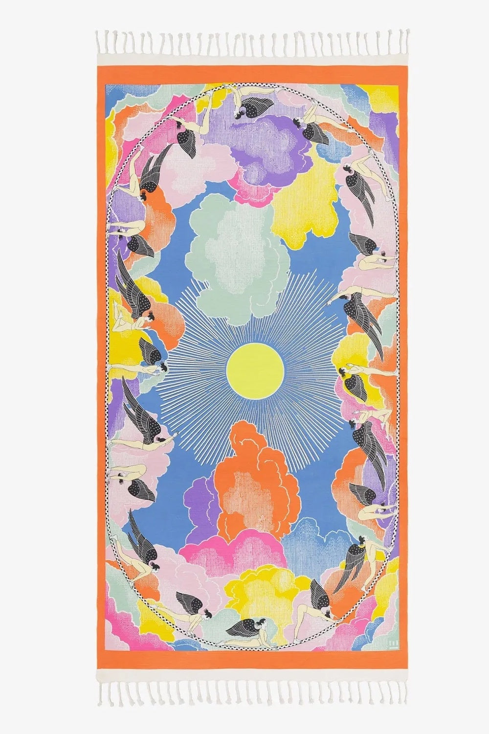INOUI EDITIONS YOGA THIN TOWEL MULTICO