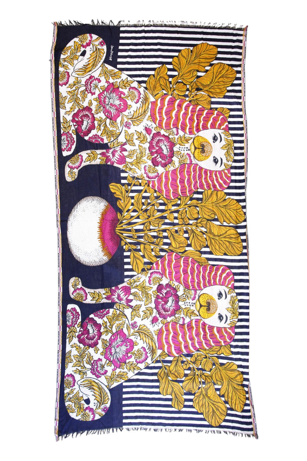 INOUI EDITIONS NAVY THELMA &amp; LOUISE SCARF