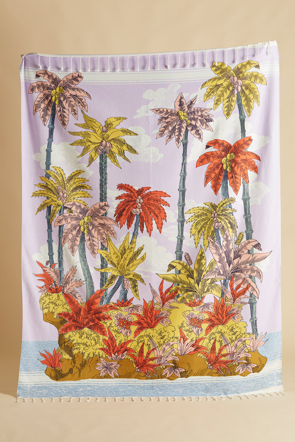 INOUI EDITIONS TOWEL/THROW ROBINSON PURPLE