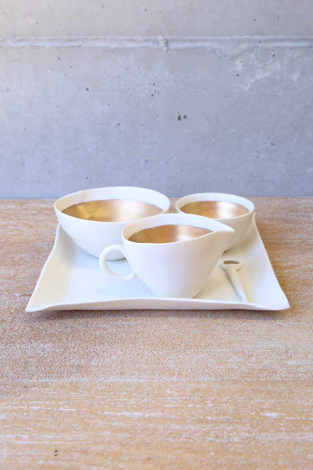 Italian Porcelain 4 Piece Coffee Set