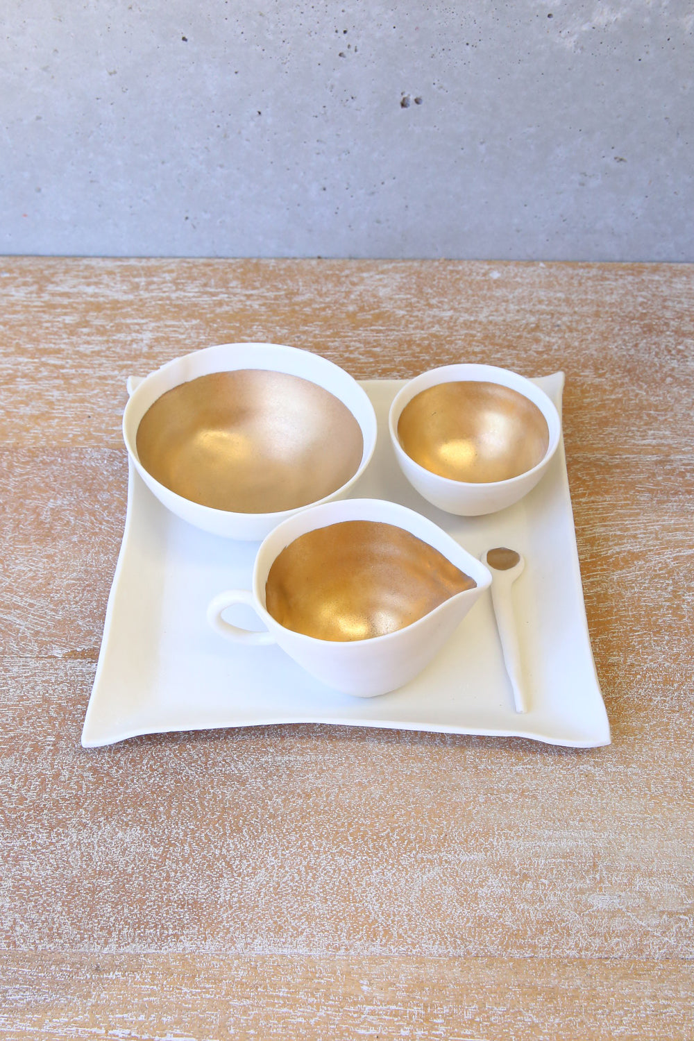 Italian Porcelain 4 Piece Coffee Set