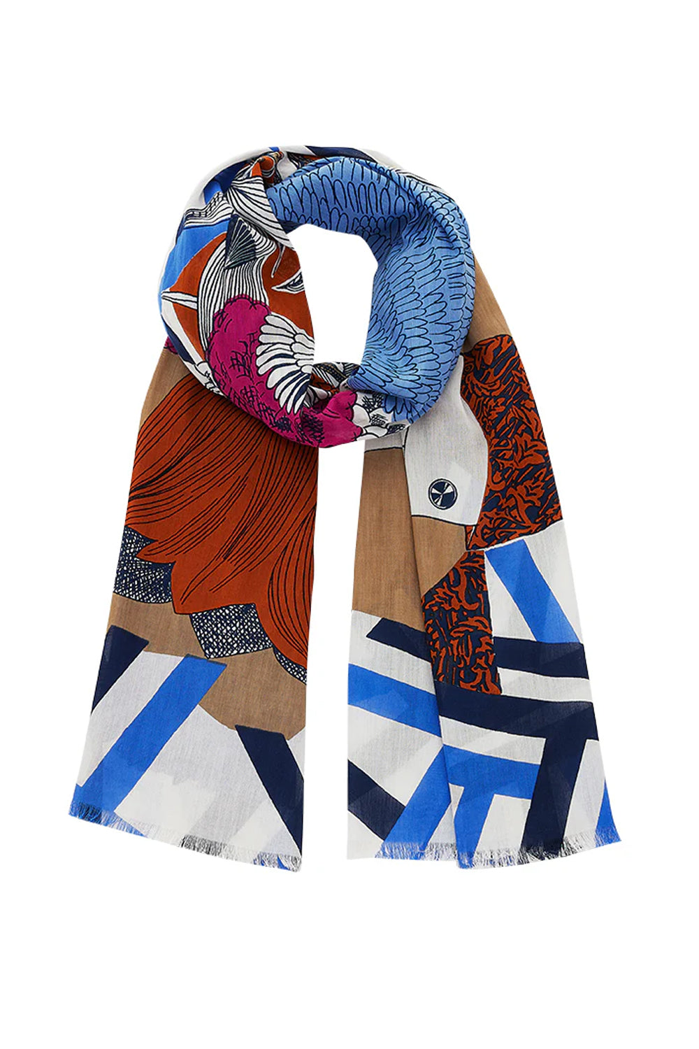 Inoui Editions Flore Scarf Blue