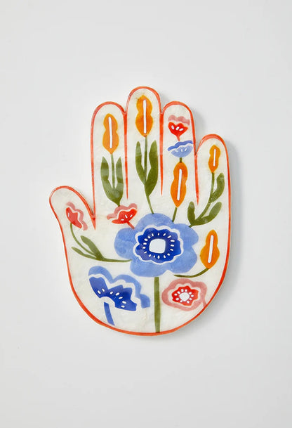 JONES &amp; CO TULUM HAND FLORAL WALL ART