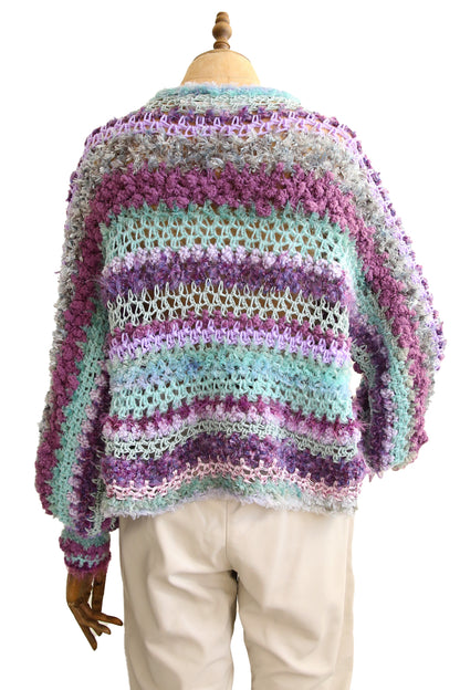 JENNIFREE DESIGNS KNIT JUMPER LAVENDER FIELDS MEDIUM