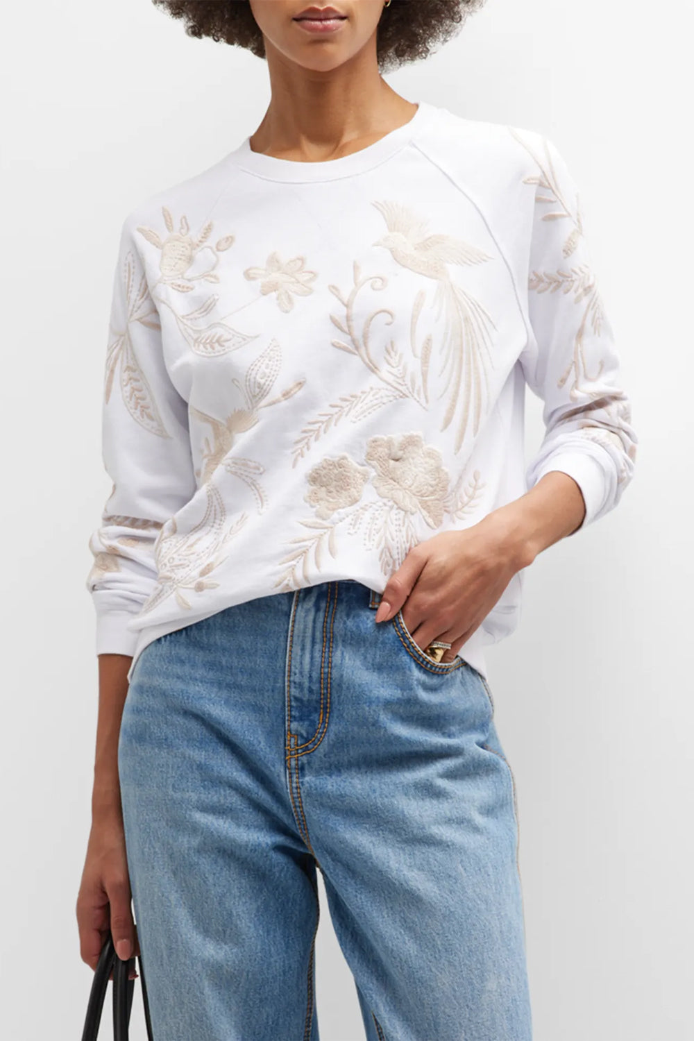 JOHNNY WAS FRANKIE RAGLAN SWEATSHIRT