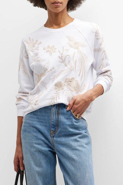 JOHNNY WAS FRANKIE RAGLAN SWEATSHIRT