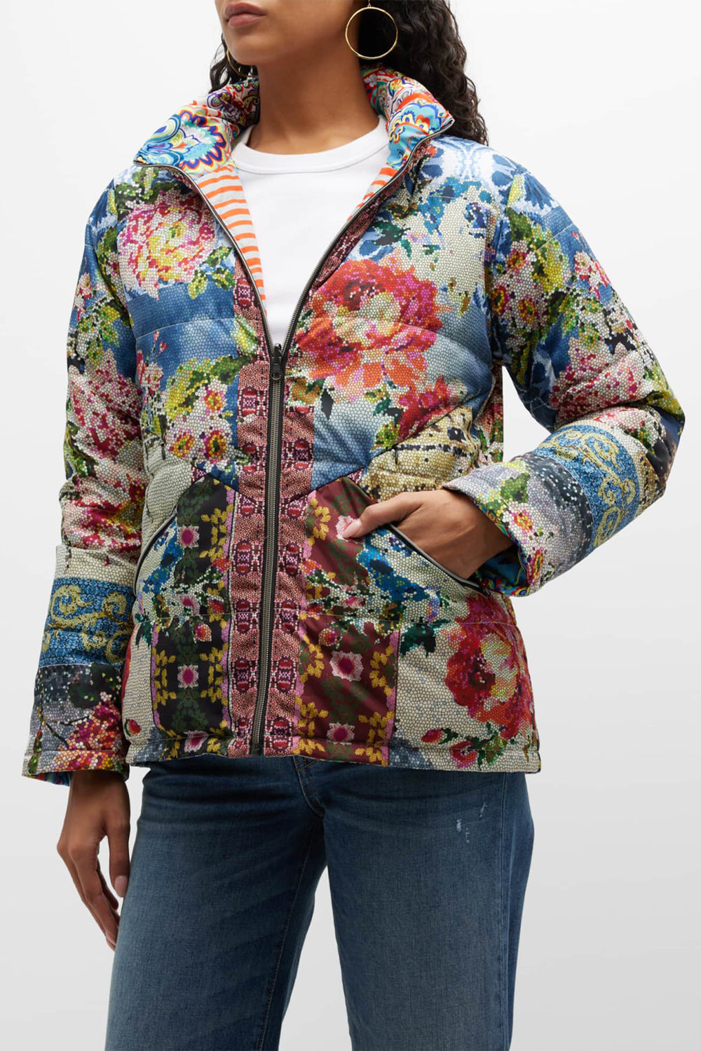 JOHNNY WAS ITA PUFFER JACKET (REVERSIBLE)