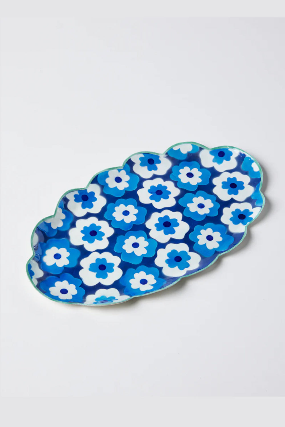 JONES &amp; CO POPPY BLUE TRAY