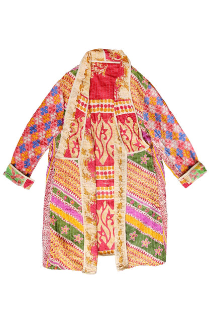 Katha Coat Patchwork Mulit