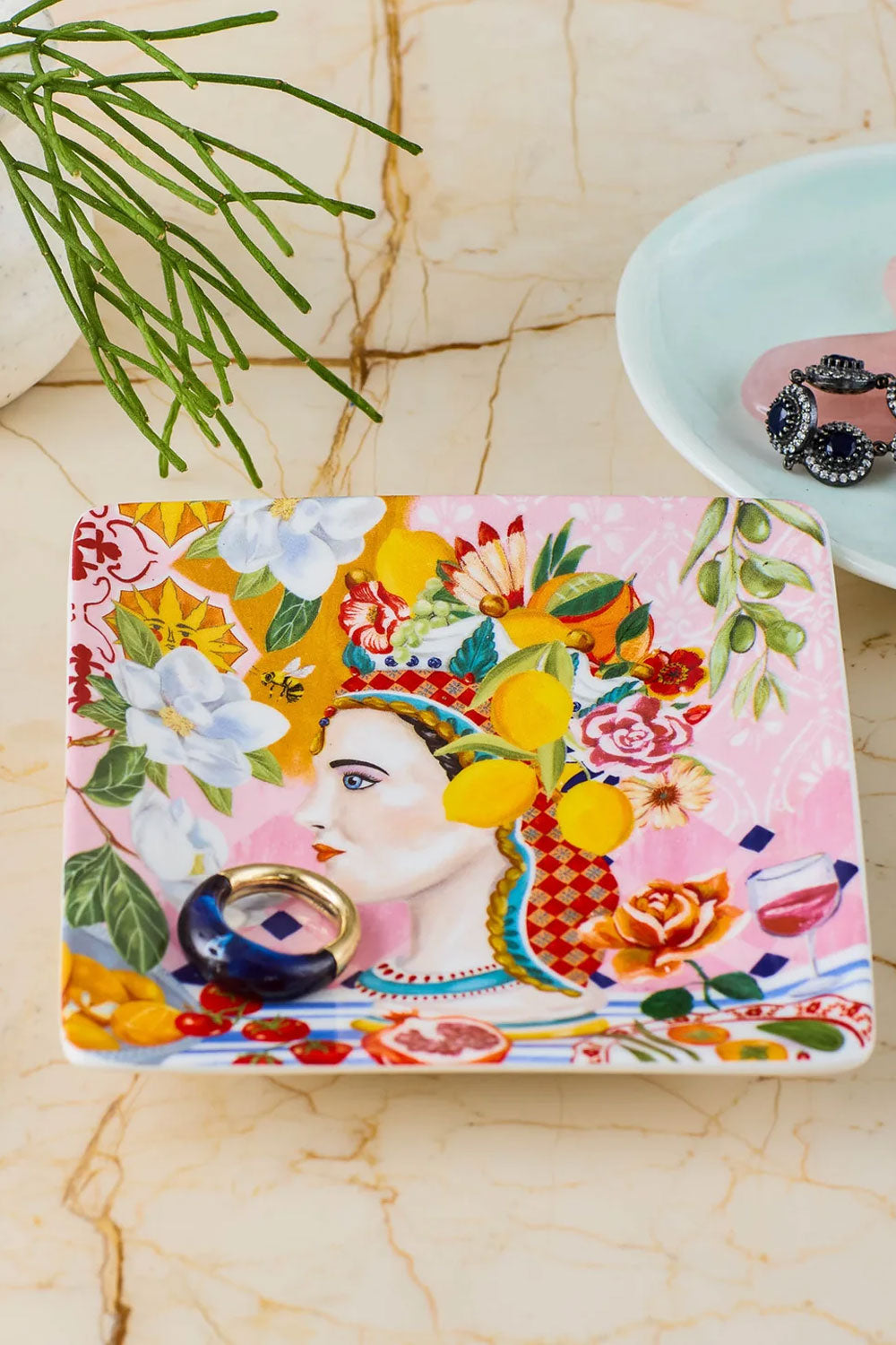 LA LA LAND SQUARE TRINKET TRAY ITALIAN SUMMER