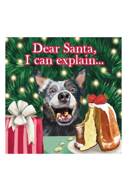 La La Land Greeting Card Dear Santa I Can Explain
