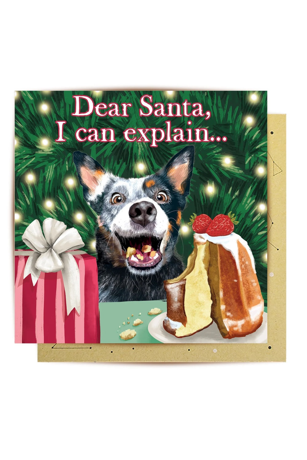 La La Land Greeting Card Dear Santa I Can Explain