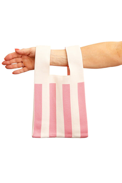 LE SAC BAG PINK STRIPE