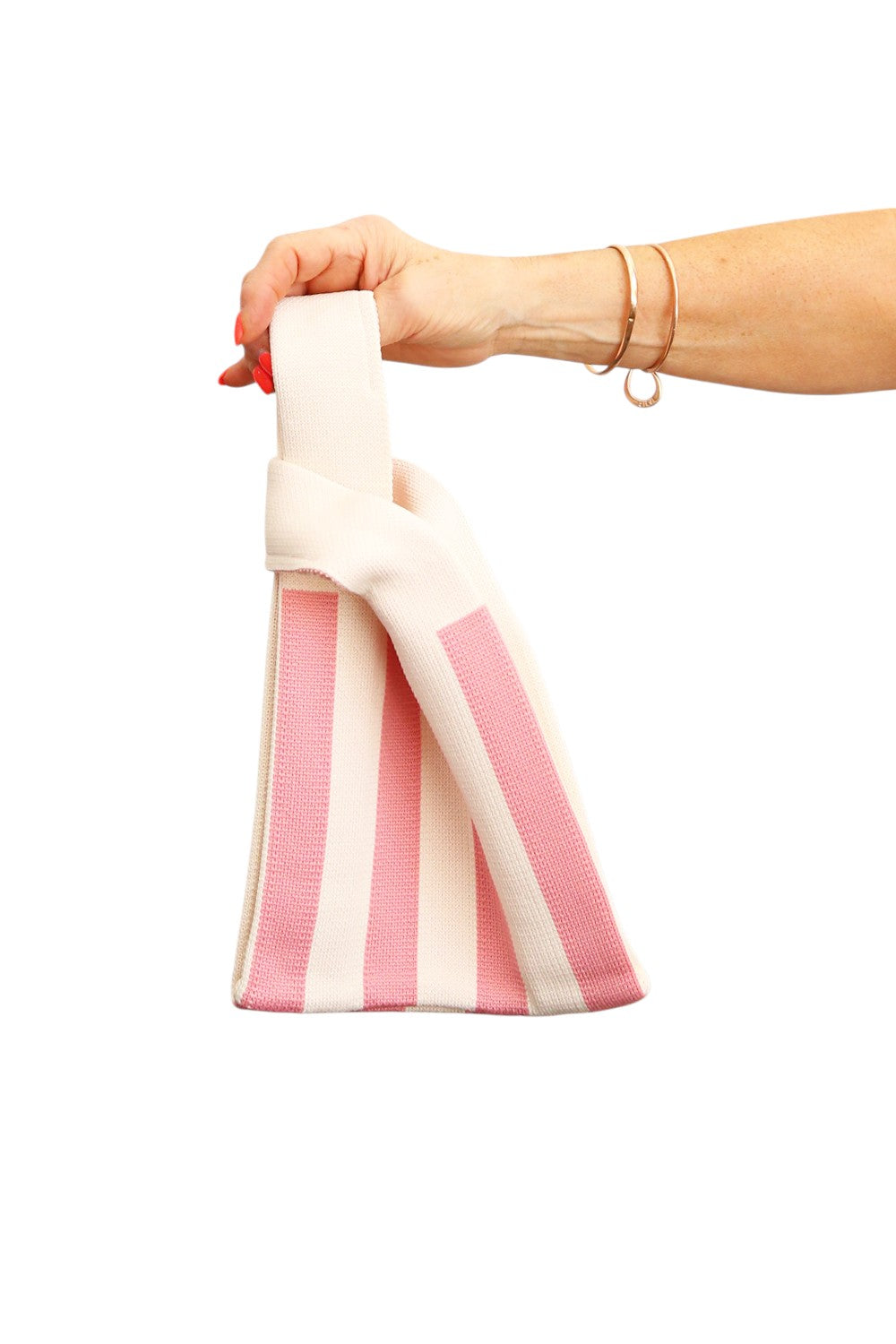 LE SAC BAG PINK STRIPE