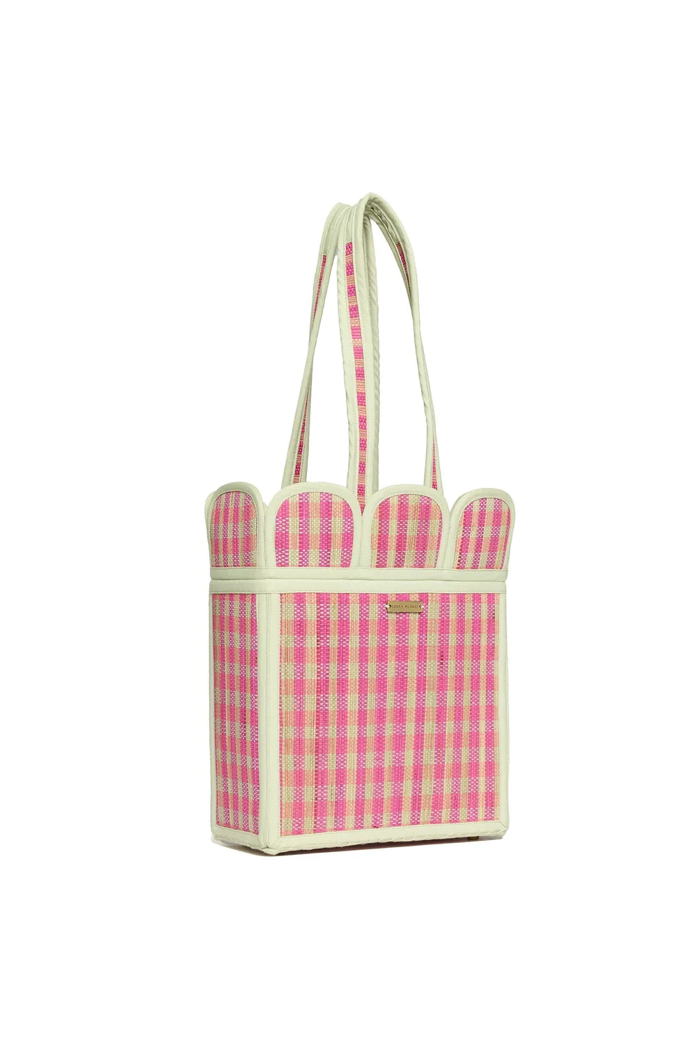 LORNA MURRAY MINTBERRY MINI SCALLOP TOTE BAG