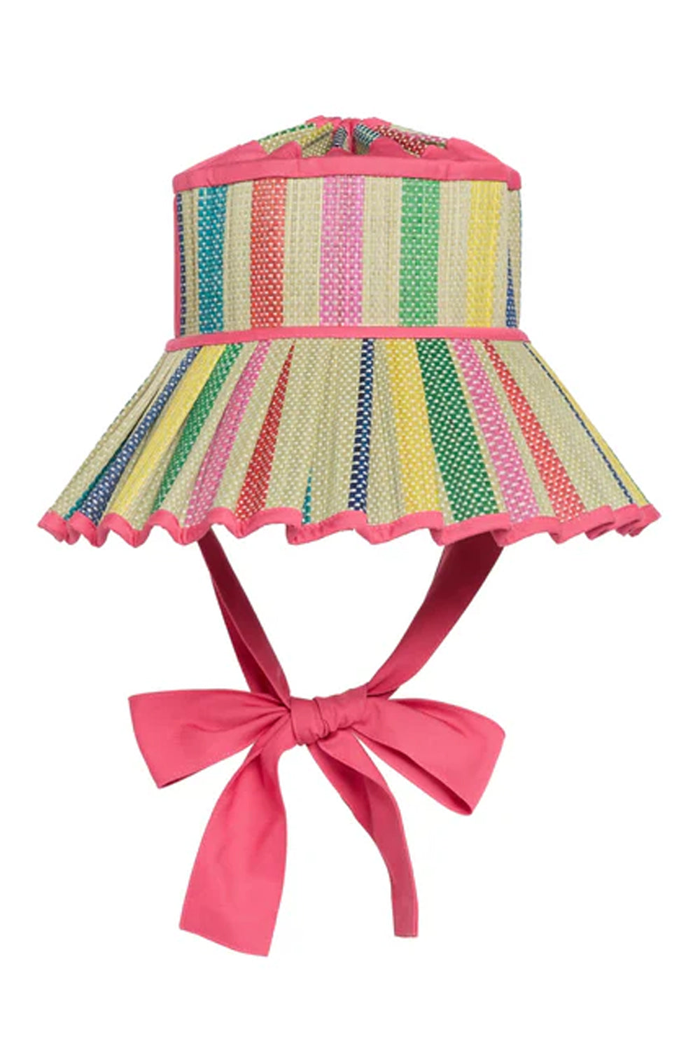 LORNA MURRAY ADULT LUXE RAVELLO HAT - RESORT PARTY FUCHSIA