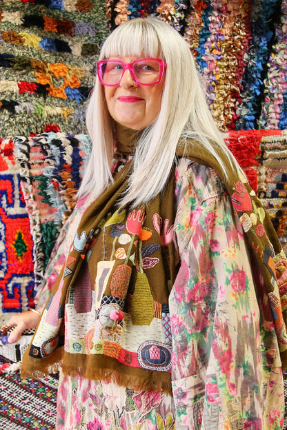 SOPHIE DIGARD DANS SON JUS WOOL SCARF