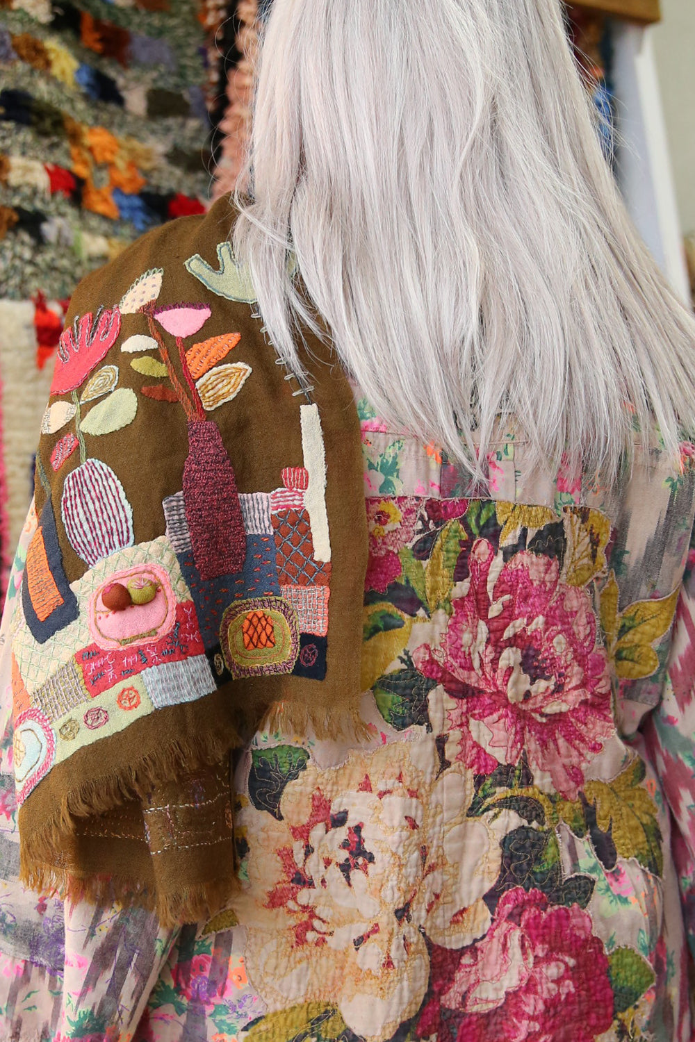 SOPHIE DIGARD DANS SON JUS WOOL SCARF