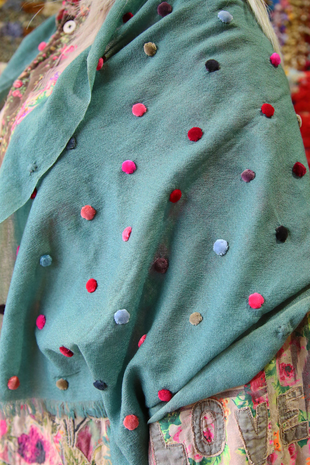 SOPHIE DIGARD MOUCHETEEFULLY WOVEN SCARF