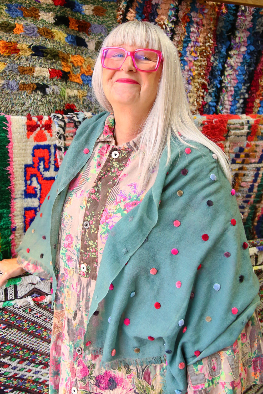 SOPHIE DIGARD MOUCHETEEFULLY WOVEN SCARF