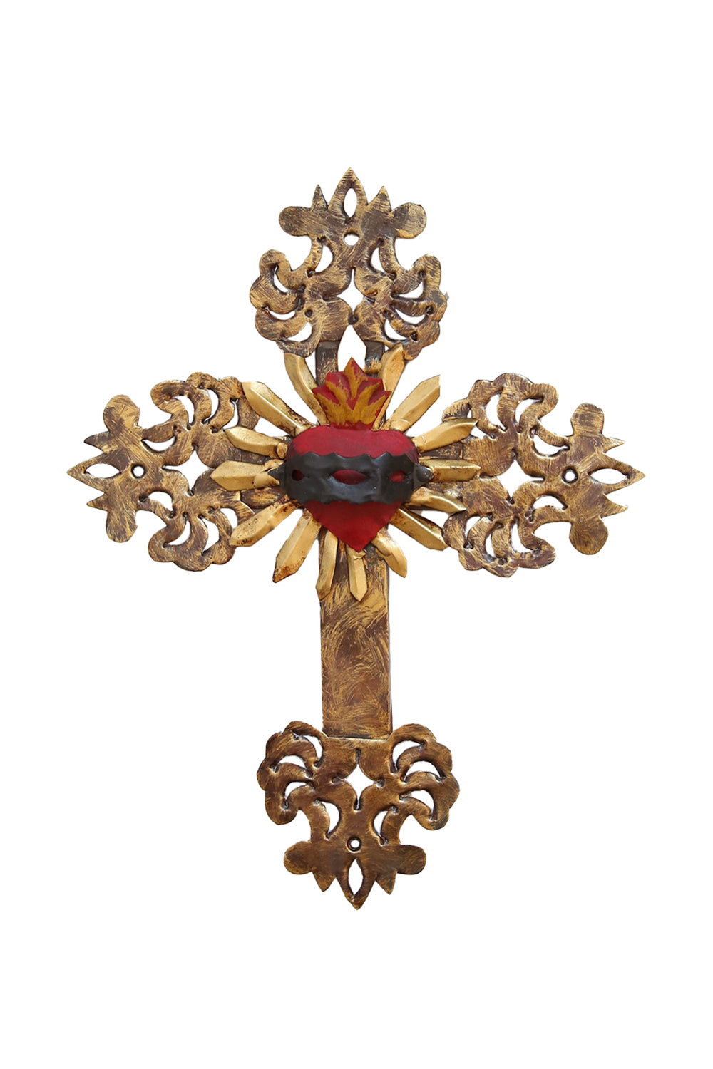 MEXICAN CROSS CRAUELADA WITH HEART