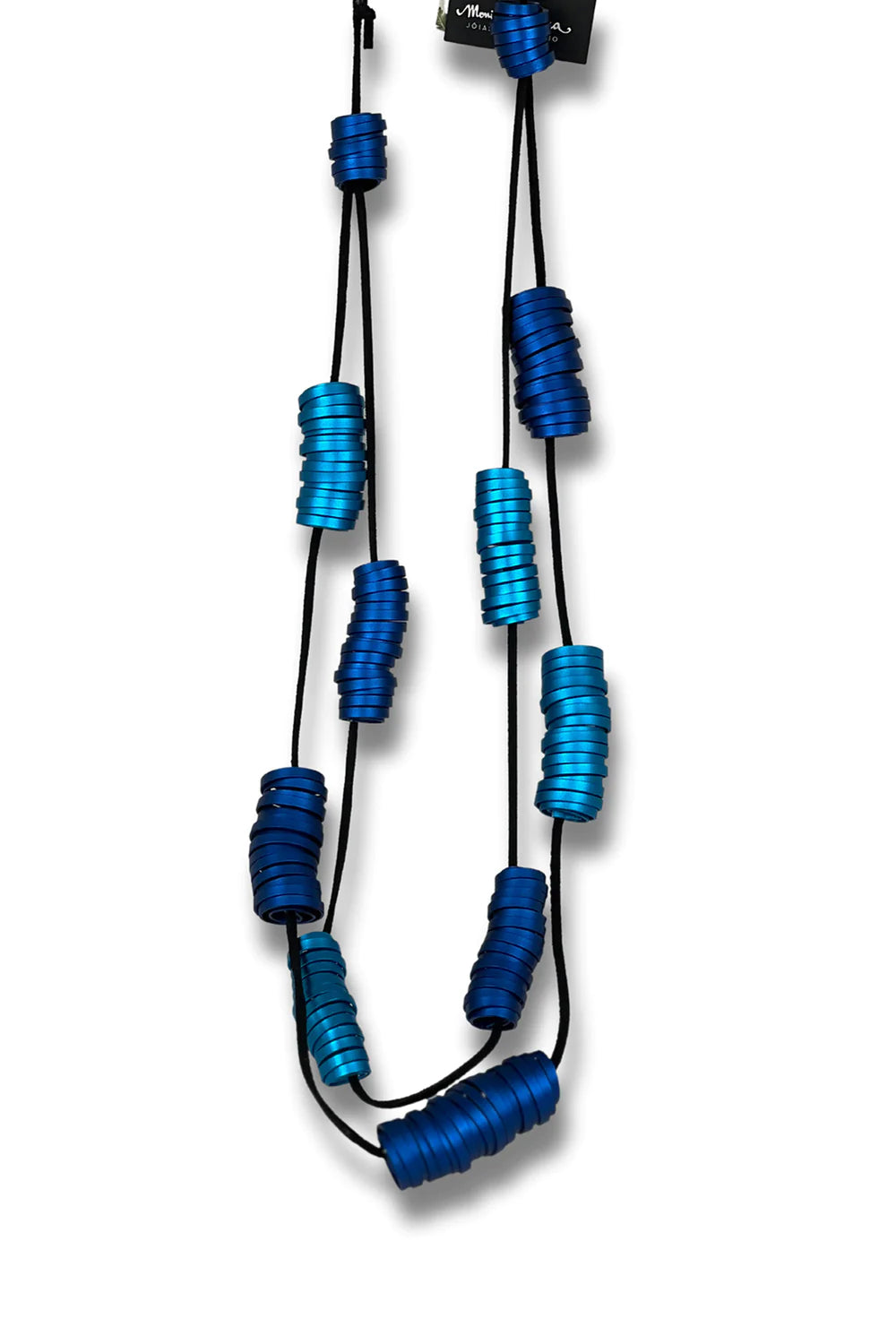 MONICA KREXA SWIRL NECKLACE BLUE