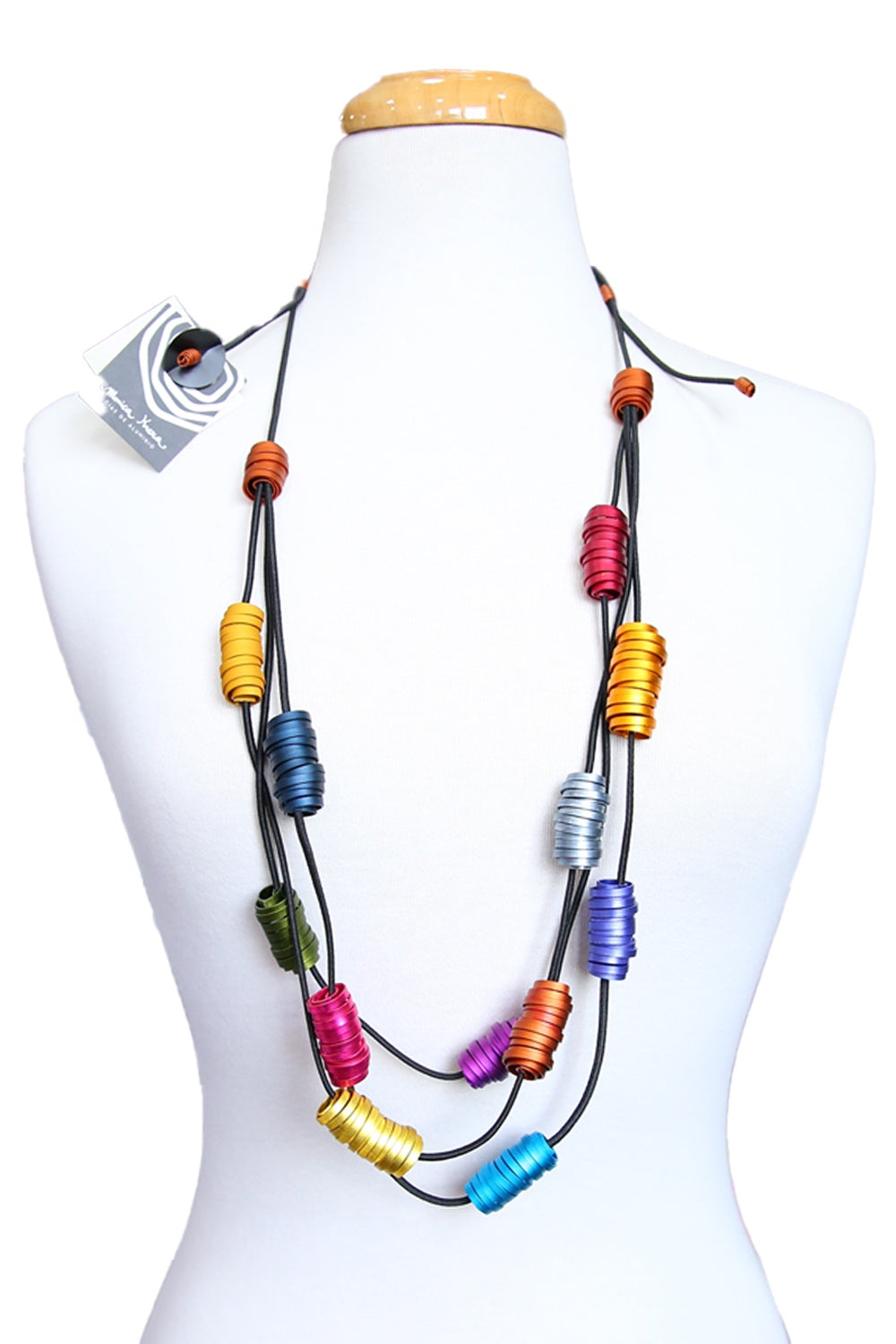 MONICA KREXA SWIRL NECKLACE MULTI